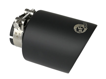 AFe MACH Force-Xp 304 Stainless Steel Cat-Back Exhaust Black 2020 Chevrolet Corvette C8 49-34124NM-B 49-34124NM-B Photo - Close Up