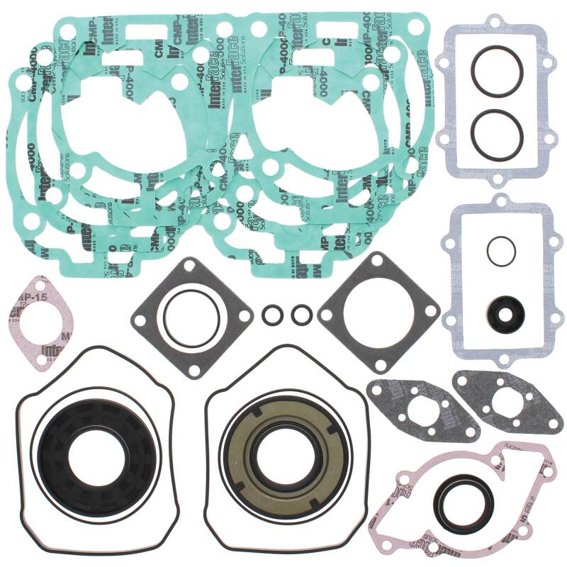 Vertex Pistons Vertex Gaskets 2002 Ski-Doo Grand Touring 800 Complete Gasket Kit w/ Oil Seals 711261 711261 Photo - Primary