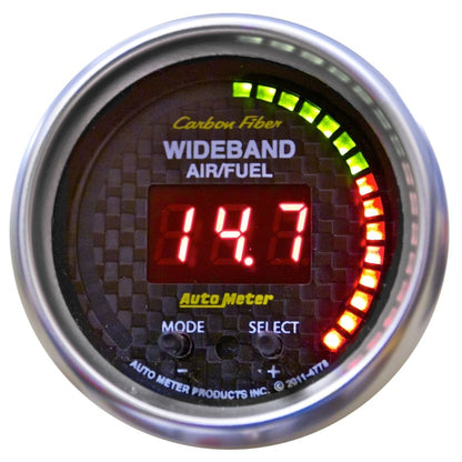 Autometer Gauge, Air/Fuel Ratio-PRO, 2 1/16", 10:1-20:1, Digital w/ Peak & Warn 4778 Photo - Primary
