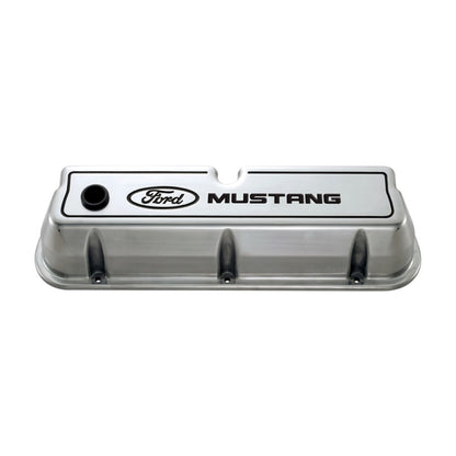Ford Die Cast Alm Valve Cover Set w/Mustang Logo FRD302-030 302-030 Photo - Primary