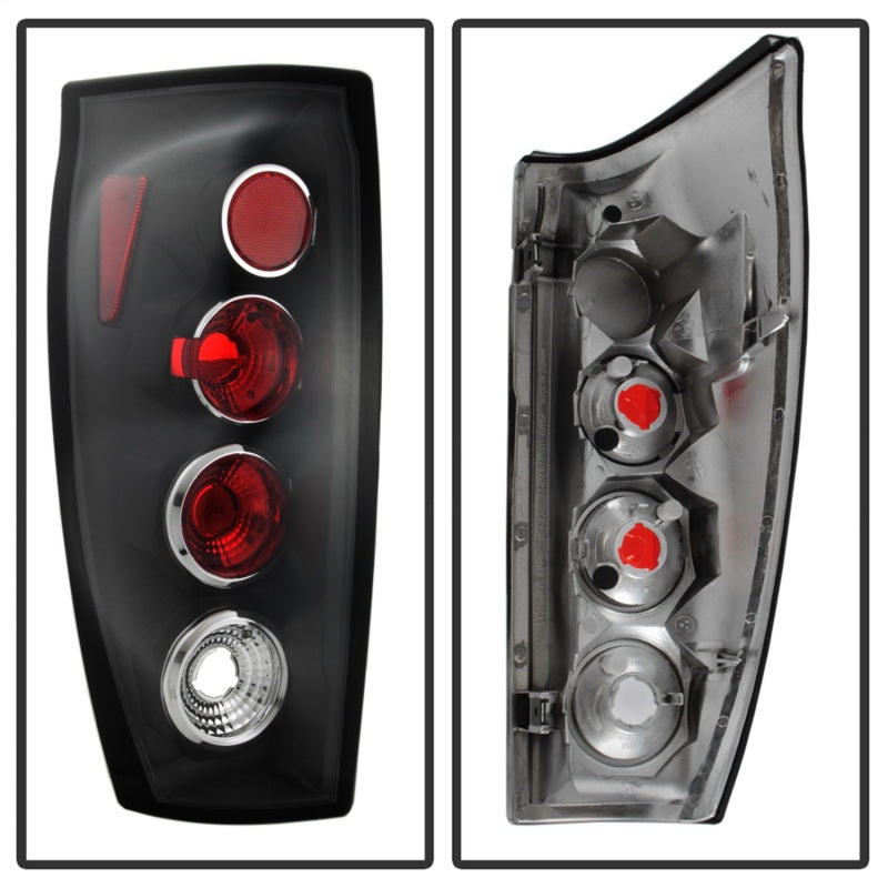 Spyder Chevy Avalanche 02-06 Euro Style Tail Lights Black ALT-YD-CAV04-BK 5001108 5001108 Photo - Unmounted