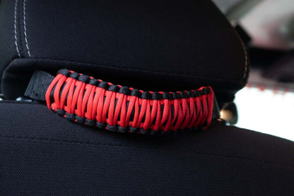 Fishbone Offroad Head Rest Paracord Grab Handles Red FB55282 FB55282 Photo - lifestyle view