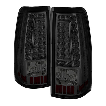SPYDER Xtune Chevy Silverado 1500-2500-3500 03-06 C-Shape LED Tail Lights Smoke ALT-ON-CS03-G2-LED-SM 5081308 5081308 Photo - Primary