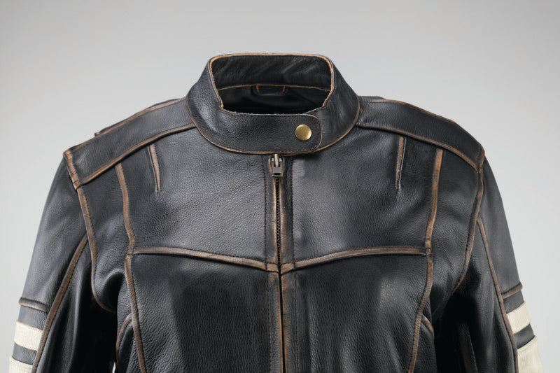 Kuryakyn Leather By River Road Dame Vintage Leather Jacket Black Womens - Small 094388 094388 User 3