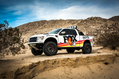 FOX Ford Raptor 3.0 Factory Series 11.48in. External Bypass P/B Rear Shock Set - Black/Zinc 883-02-047 883-02-047 Photo - lifestyle view