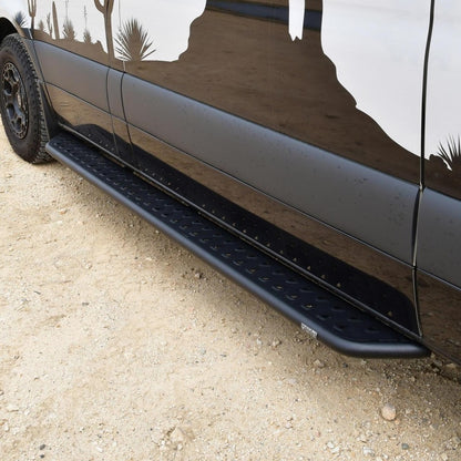 Westin 07-23 Mercedes-Benz Sprinter w/ 144in. Wheelbase Outlaw Nerf Step Bars - Textured Black 28-31035 28-31035 Photo - Mounted