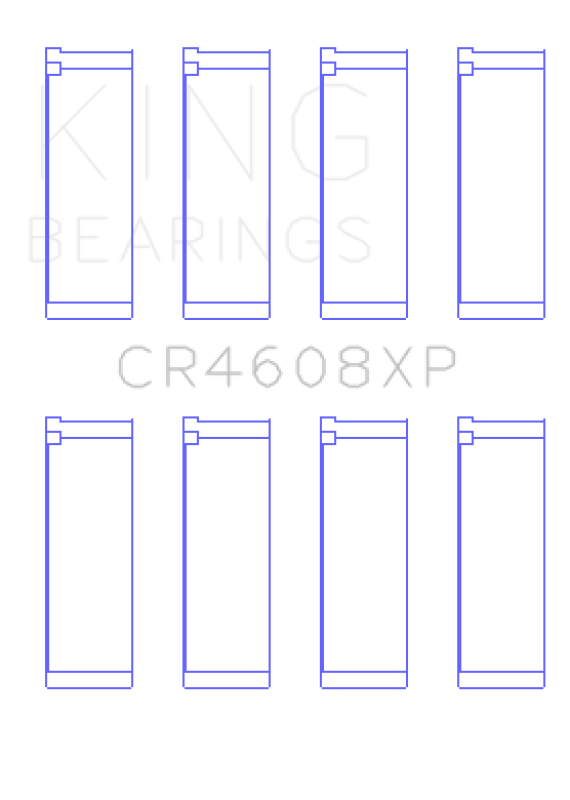 King Engine Bearings Toyota 2Zz-Ge (Size +0.25mm) Connecting Rod Bearing Set CR4608XP0.25 CR4608XP0.25 Photo - Primary