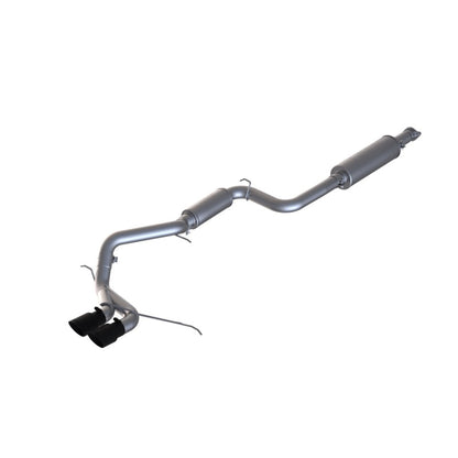 MBRP 13-17 Ford Focus ST 2.0L EcoBoost Dual Center Outlet T409 3in Cat Back w/ Black Tips S4200409BT S4200409BT Photo - Primary