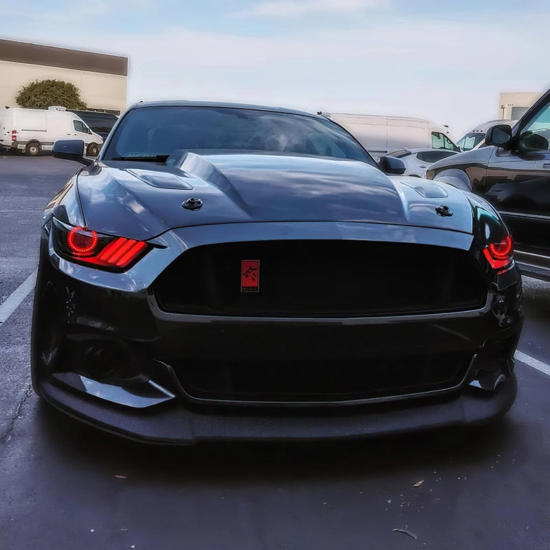 ORACLE Lighting Oracle 15-17 Ford Mustang Dynamic RGB+A Pre-Assembled Headlights - Black Edition - ColorSHIFT 8199-332 8199-332 Photo - lifestyle view