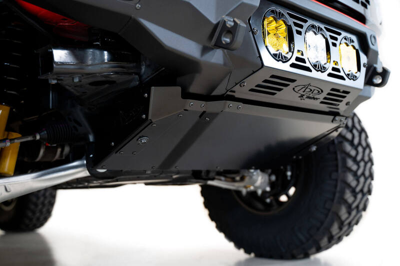 Addictive Desert Designs 21-22 Ford Bronco Bomber Skid Plate (Use w/ Bomber Front Bumper) AC23008NA03 AC23008NA03 Photo - Mounted