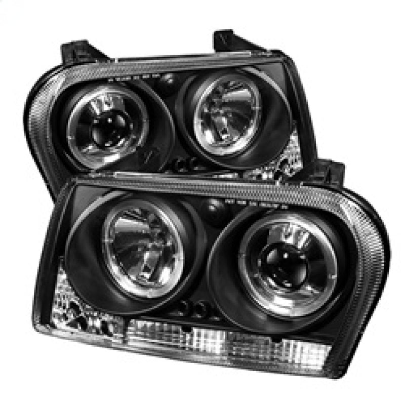 Spyder Chrysler 300 09-10 Projector Headlights LED Halo LED Blk (Not Included) PRO-YD-C309-HL-BK 5008008 5008008 Photo - Primary