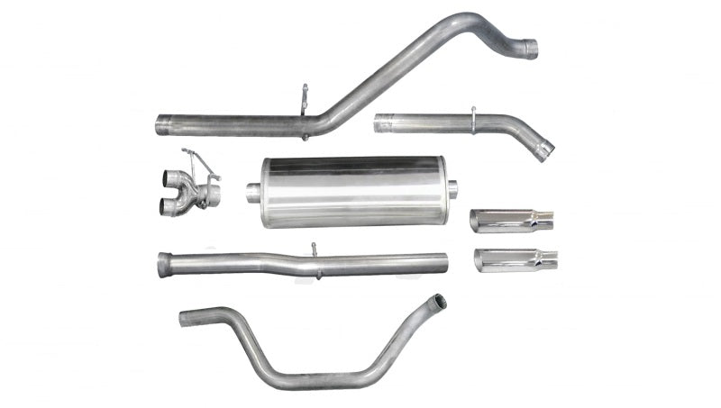 Corsa/dB 11-13 Chevrolet Silverado Crew Cab/Short Bed 1500 6.2L V8 Polished Sport Cat-Back Exhaust 24524 24524 Photo - Primary