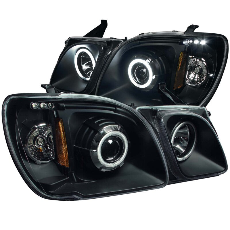 Anzo 1998-2007 Lexus Lx470 Projector Headlights w/ Halo Black (CCFL) 111170 Photo - Primary