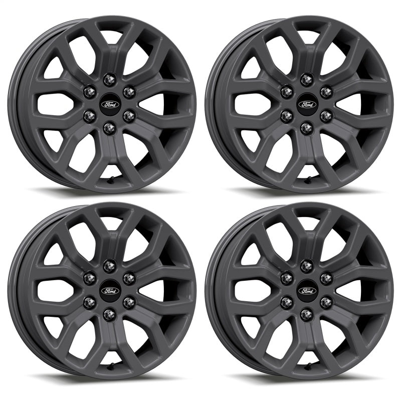 Ford Racing 2024 F-150 18x7.5in Wheel Kit - Matte Gray M-1007K-1875GA M-1007K-1875GA Photo - Primary