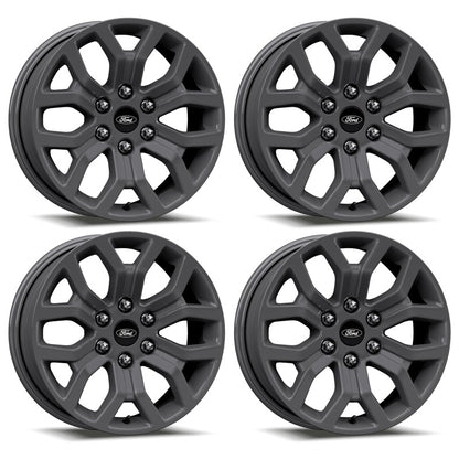 Ford Racing 2024 F-150 18x7.5in Wheel Kit - Matte Gray M-1007K-1875GA M-1007K-1875GA Photo - Primary