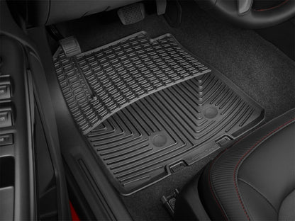 WeatherTech 2015 Chevy Colorado Extended Cab Front Rubber Mats - Black W348 Photo - Mounted