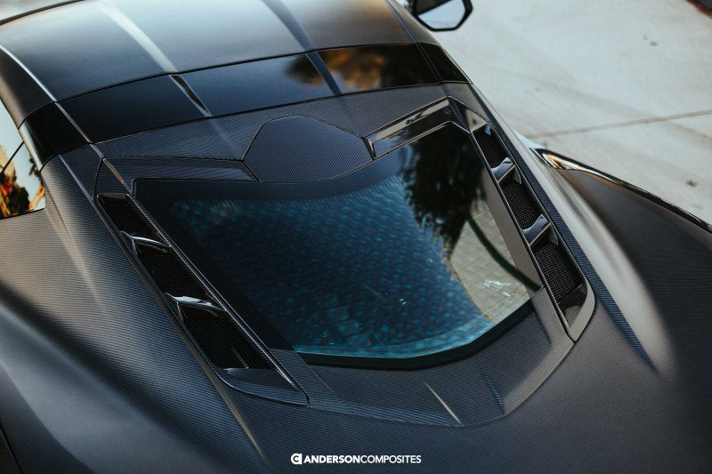 Anderson Composites 20-21 Chevrolet Corvette C8 OE Carbon Fiber Decklid Housing (w/ Backup Camera) AC-DA20CHC8-C AC-DA20CHC8-C User 5