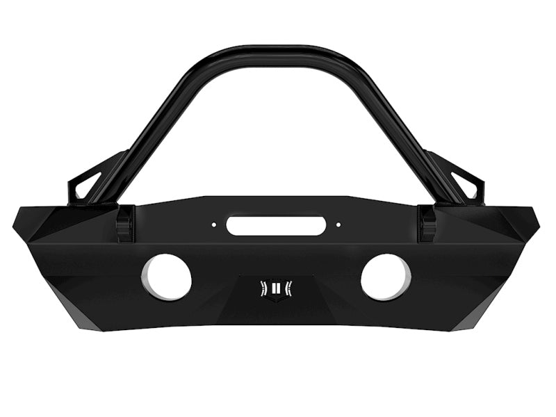 ICON 07-18 Jeep Wrangler JK Pro Series Front Bumper Rec Winch Mount w/Bar/Tabs 25215 25215 Photo - Unmounted