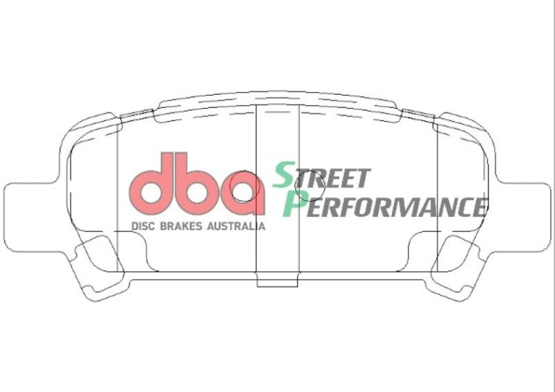 DBA 02-03 Subaru WRX SP500 Rear Brake Pads DB1379SP DB1379SP Photo - out of package