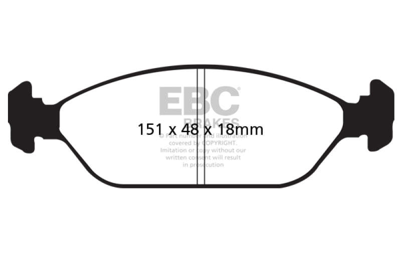 EBC Disc Brake Pad Set DP21726 Photo - Primary