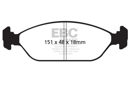 EBC Disc Brake Pad Set DP21726 Photo - Primary