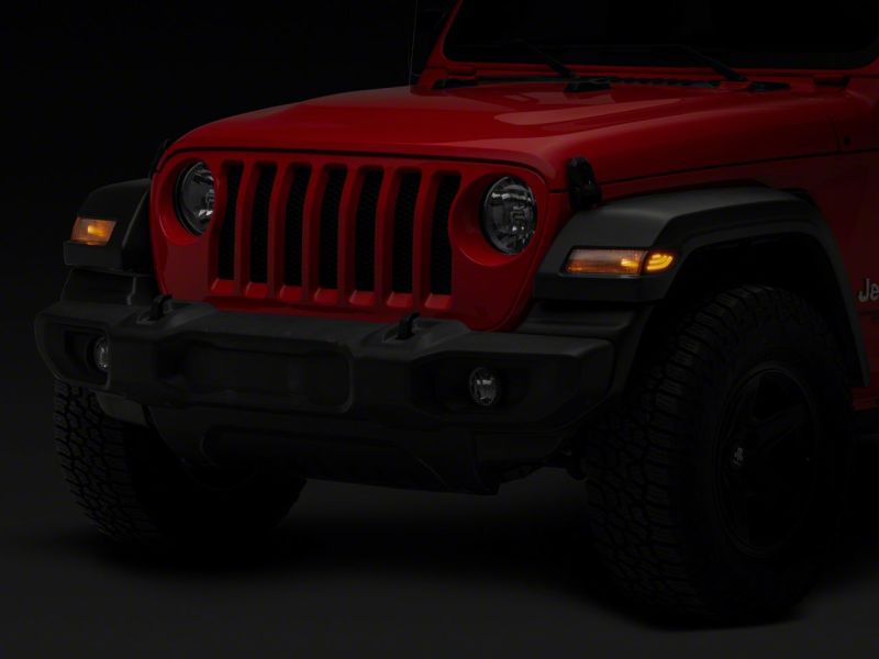 Raxiom 18-23 Jeep Wrangler JL Axial Series LED Side Marker Lights- Smoked J170484 J170484 Photo - Close Up