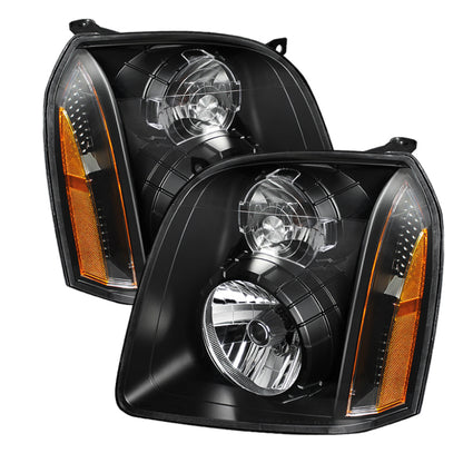 SPYDER Xtune GMC Yukon Denali 07-14 Crystal Headlights Black HD-JH-GYD07-AM-BK 9023200 9023200 Photo - Primary