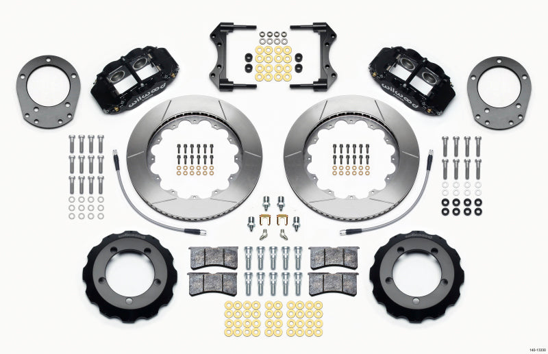 Wilwood Narrow Superlite 4R Front Hat Kit 14.00in 76-77 Ford Bronco Dana 44 w/Lines 140-13330 140-13330 Photo - Primary