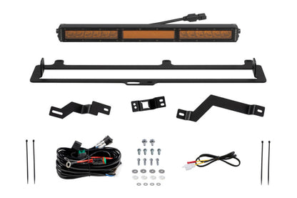 Diode Dynamics 2022+ Toyota Tundra TRD Pro Grille Light Bar Kit - Amber Combo DD7416 DD7416 Photo - Primary