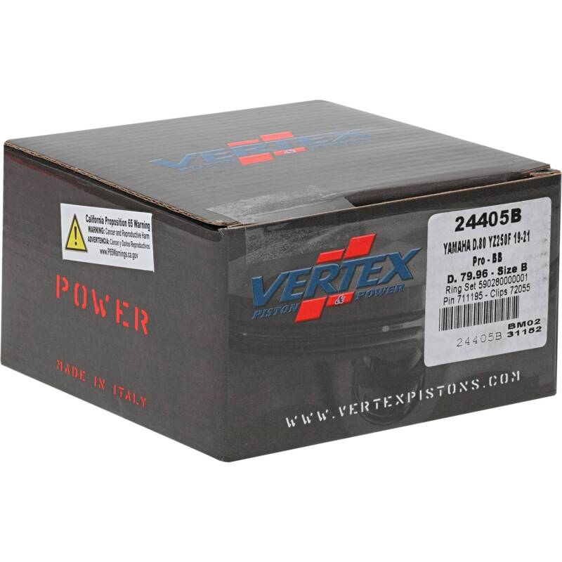 Vertex Pistons Vertex Piston 20-24 Yamaha WR 250 F 250cc +3mm Forged Big Bore Piston Kit 270cc. 24405B 24405B Photo - Primary