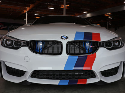 aFe Magnum FORCE Dynamic Air Scoop 15-18 BMW M3/15-20 M4 - Blue 54-13032SL 54-13032SL Photo - Mounted