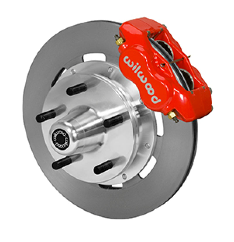 Wilwood Forged Dynalite Front Kit 19.00in Plain Rotor RedWWE ProSpindle (5x5.00in Hub) 140-14532-R