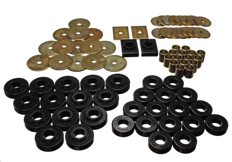 Energy Suspension Body Mount Set Black Chevrolet Bel Air All 1955-1957 3.4120G Photo - Primary