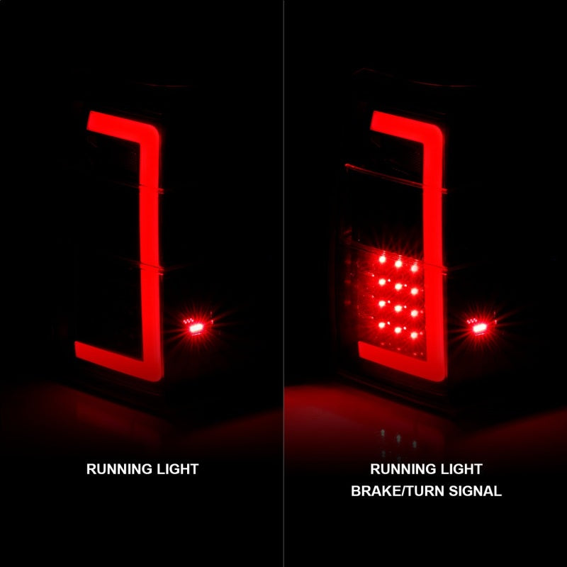 ANZO 07-17 Ford Expedition LED Taillights w/ Light Bar Black Housing Smoke Lens 311409 311409 Photo - Unmounted