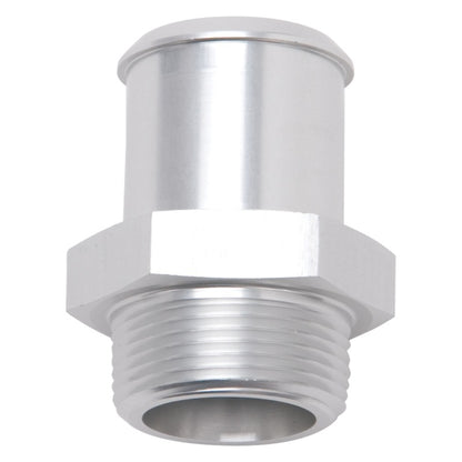 Edelbrock Hose End, Straight, 3/8" NPT to 5/8" Barb, Clear Anodize 8188 Photo - Primary