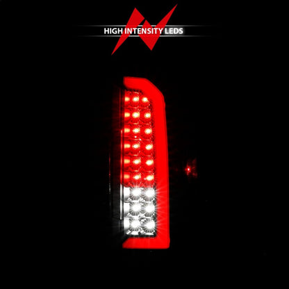 ANZO 15-21 Chevrolet Colorado Full LED Tail Lights w/ Red Lightbar Black Housing Clear Lens 311432 311432 Photo - Unmounted