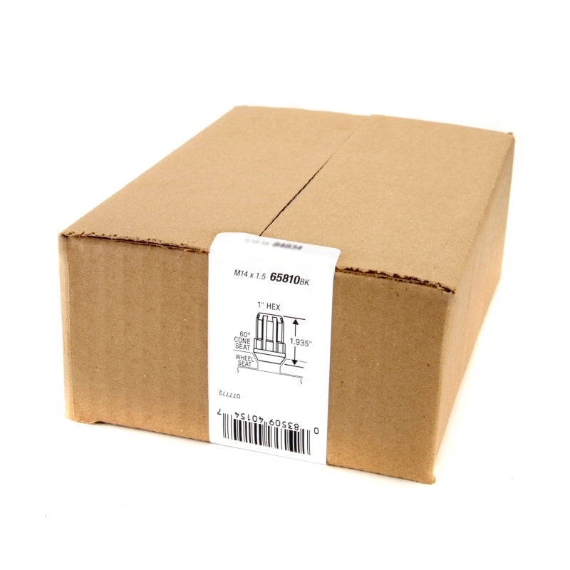 McGard SplineDrive Tuner 8 Lug Install Kit w/Locks & Tool (Cone) M14X1.5 / 1in. Hex - Blk 65810BK 65810BK Photo - Primary