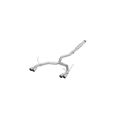MBRP 2022+ Subaru WRX 3in Cat-Back Dual Split Rear Quad Tips Race Profile Exhaust S4808304 S4808304 Photo - Primary