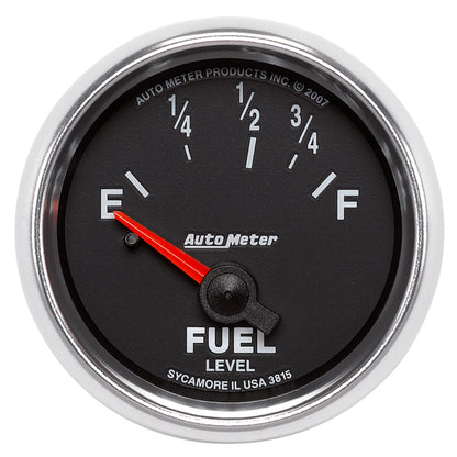 Autometer Gauge,Fuel Level,2 1/16", 73E to 10F, Elec,GS 3815 Photo - Primary