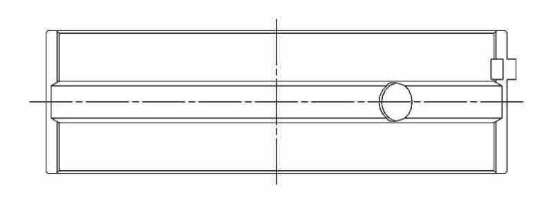 ACL Toyota 1HZ Landcruiser Diesel Standard High Performance W/ Extra Oil Clearance Main Bearing Set 7M8397HX-STD 7M8397HX-STD Technical Drawing
