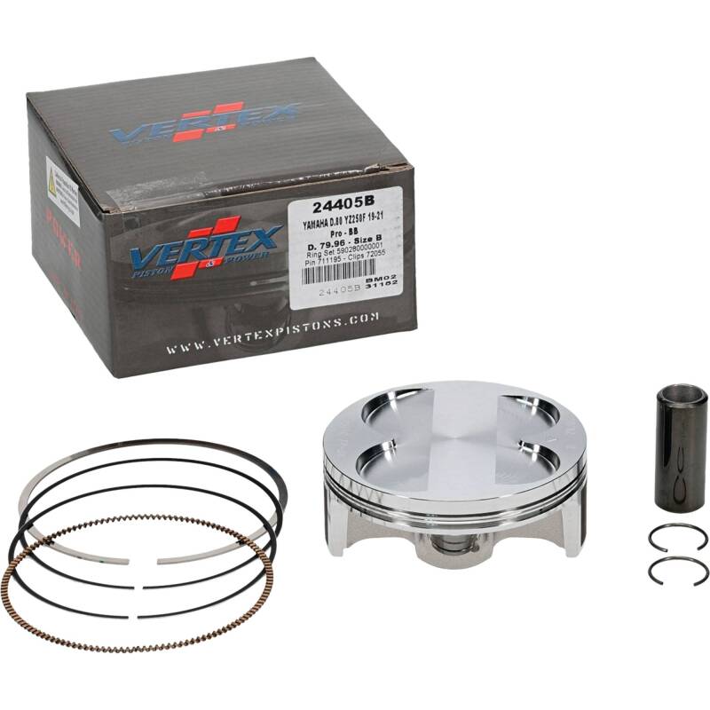 Vertex Pistons Vertex Piston 20-24 Yamaha WR 250 F 250cc +3mm Forged Big Bore Piston Kit 270cc. 24405B 24405B Photo - Primary