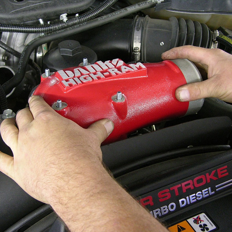 Banks Power 03-04 Ford 6.0L w/ Stock Intercooler High-Ram Air Intake System 42750 Photo - Mounted