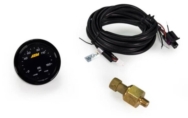 AEM Electronics Engine Oil Pressure Gauge 30-0307 Photo - out of package