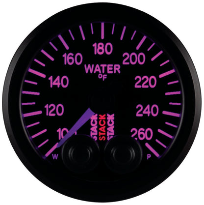 Autometer Gauge WTmp Pro-Cntrl 52mm Blk 100-260 deg. ST3508 User 9