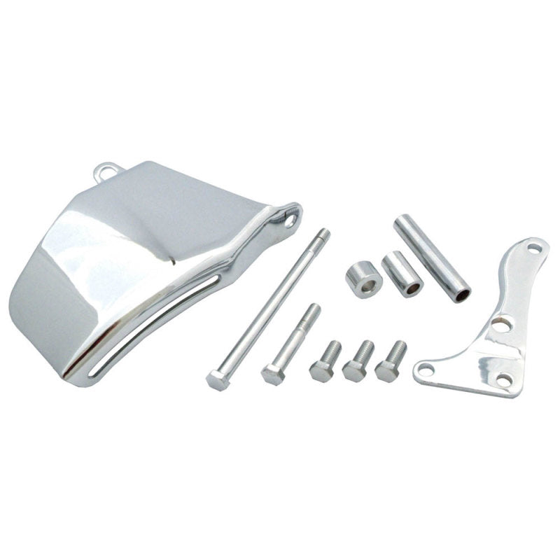 Spectre 69-86 SB Chevy (w/Long Water Pump) Alternator Bracket Set - Chrome 47293 47293 Photo - Primary