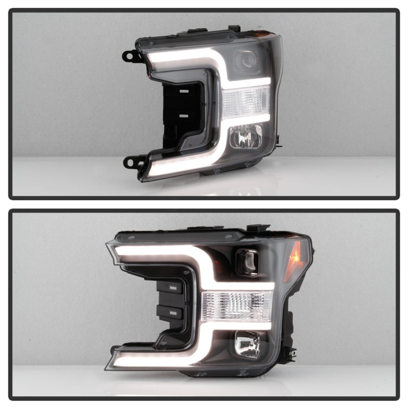 Spyder 18-19 Ford F-150 Projector Headlights - Halogen Model Only - Black PRO-YD-FF15018-LB-BK 5086624 5086624 Photo - Unmounted