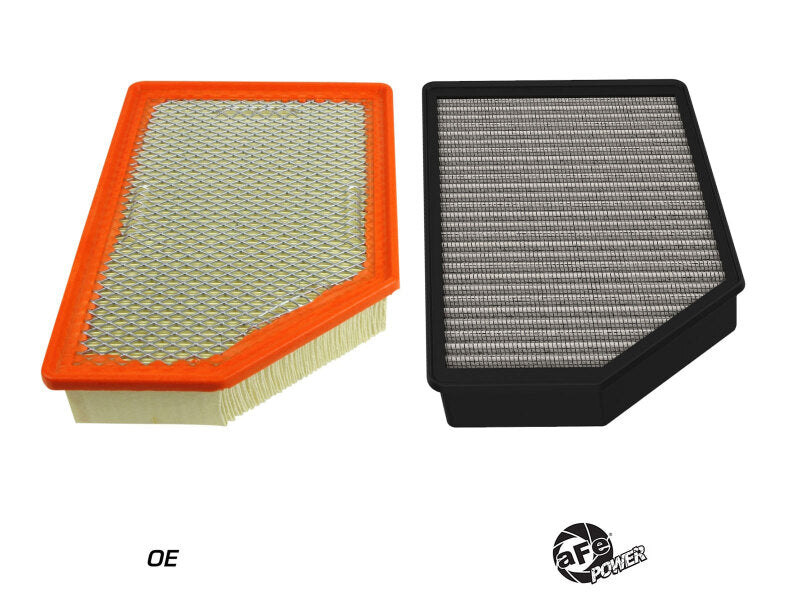 aFe Magnum FLOW Pro Dry S Air Filter 20-21 GM Diesel Trucks V8-6.6L (td) L5P 31-10325 31-10325 Photo - Unmounted