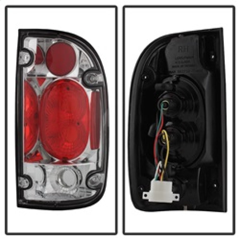 Spyder Toyota Tacoma 95-00 Euro Style Tail Lights Chrome ALT-YD-TT95-C 5007995 5007995 Photo - Unmounted