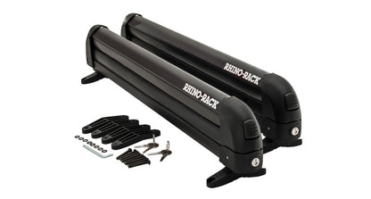 Rhino-Rack Universal Ski/Snowboard Carrier - Fits 4 Pairs of Skis or 2 Snowboards - Black 574 574 Photo - Primary