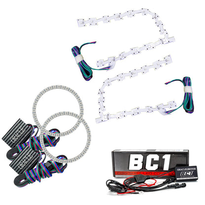ORACLE Lighting Oracle 11-19 Chrysler 300C DRL Upgrade w/ Halo Kit - ColorSHIFT w/ BC1 Controller 2642-335 2642-335 Photo - Primary
